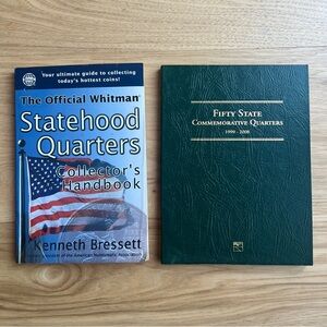 United States Mint 50 State Quarters Program (1999-2008) Album and Handbook